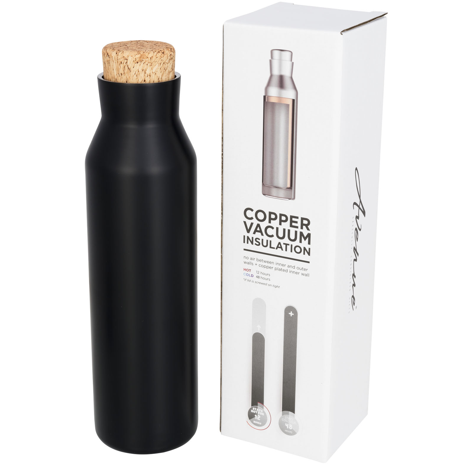 Bouteille avec isolation par le vide et couche de cuivre 590ml