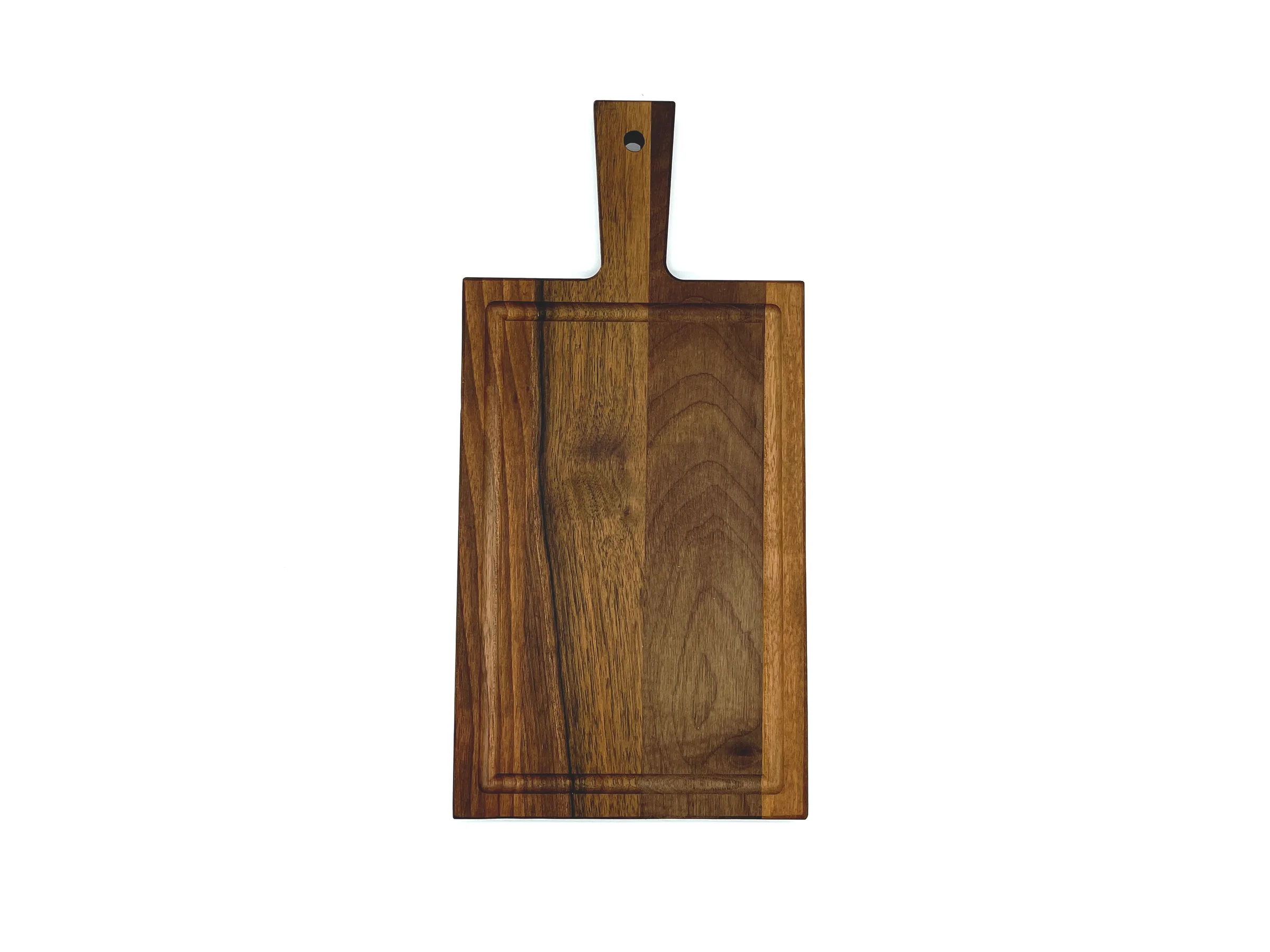 Planche de service personnalisée en bois de noyer (33 x 16 cm) - Greding - Zaprinta France