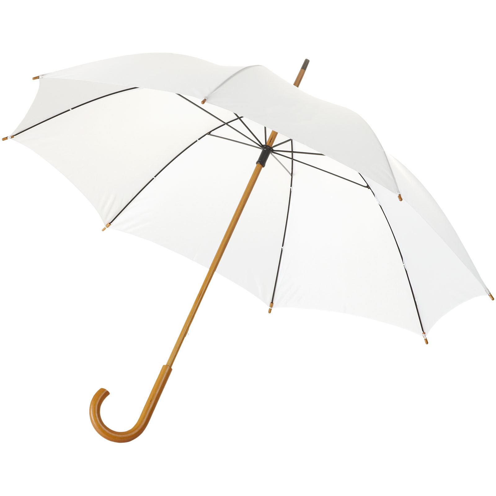 Parapluie Jova 23" avec manche et poignée en bois - Saint-Sulpice-le-Guérétois
