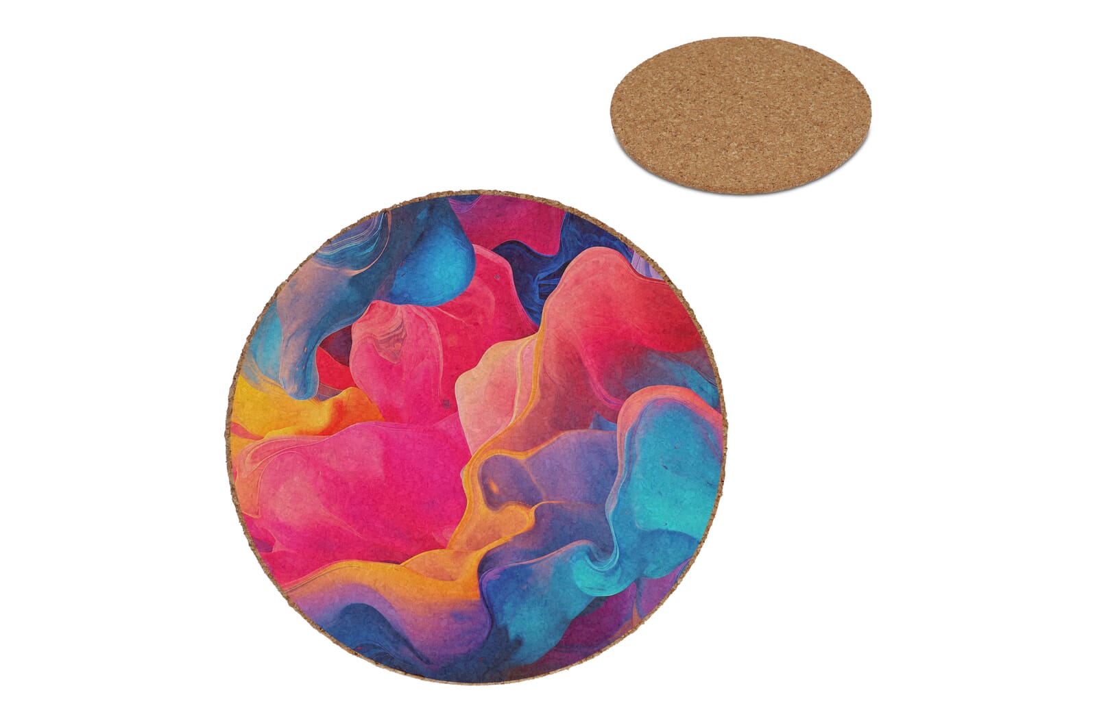 Sous-verre en liège naturel - Villars-sous-Dampjoux