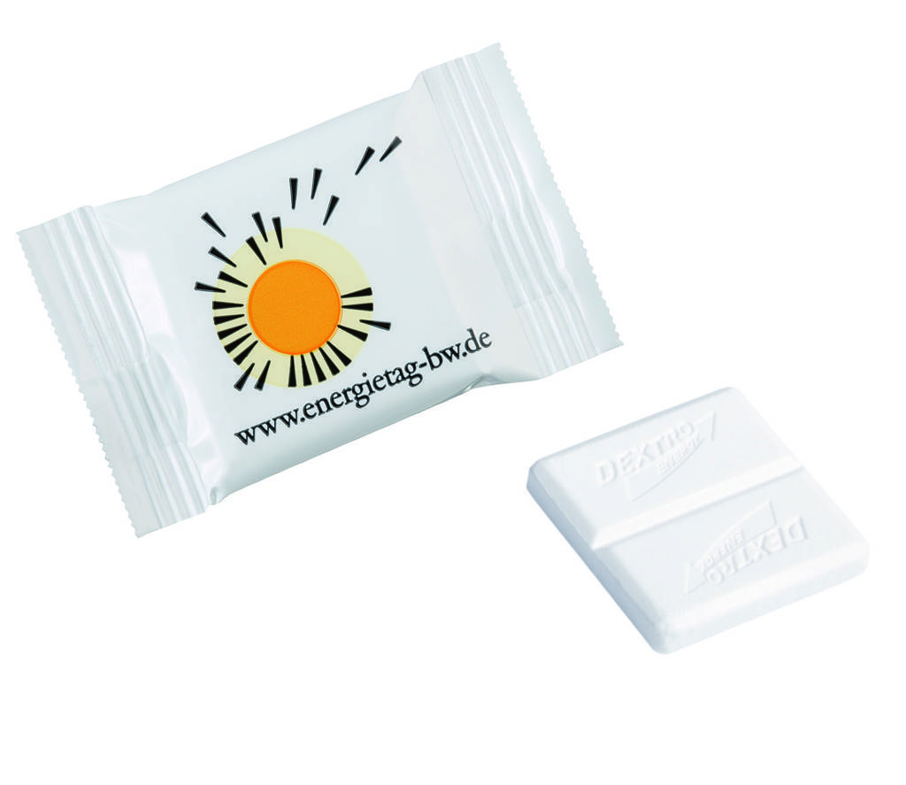Emballage bonbon personnalisé avec Dextro energy - Zaprinta France