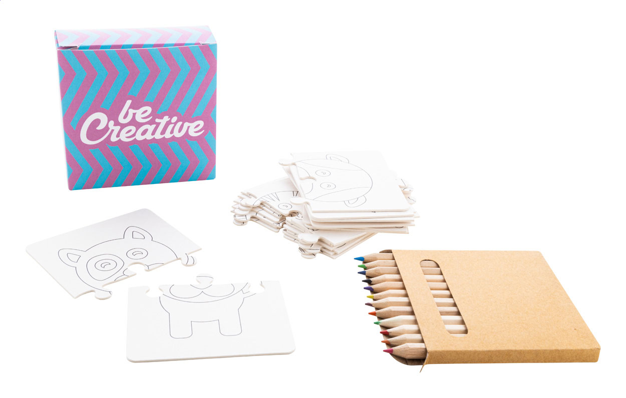 Puzzle de coloriage personnalisé Animacolor - Saint-Seurin-sur-l'Isle