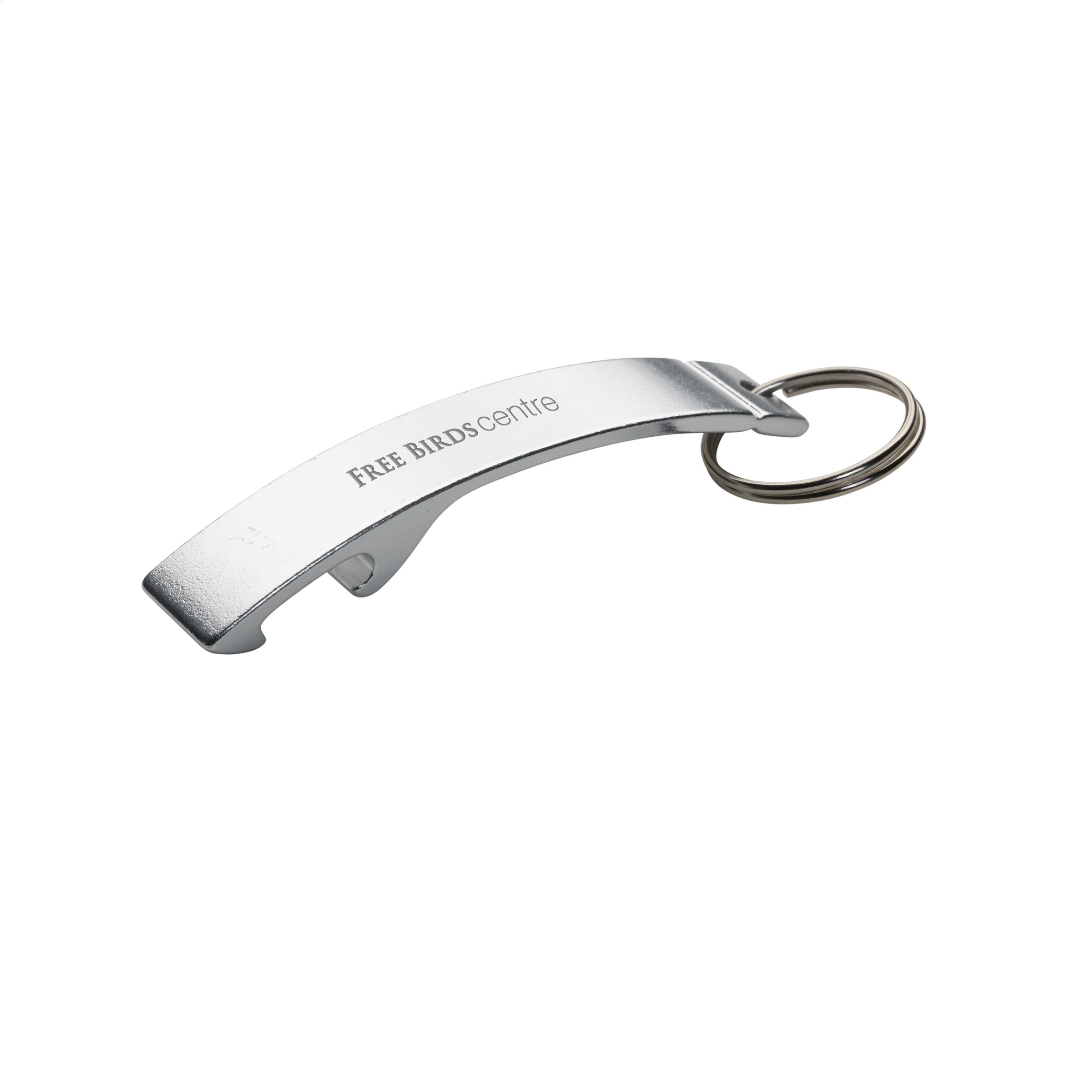 Décapsuleur Courbé en Aluminium - Meuilley imprimé avec logo