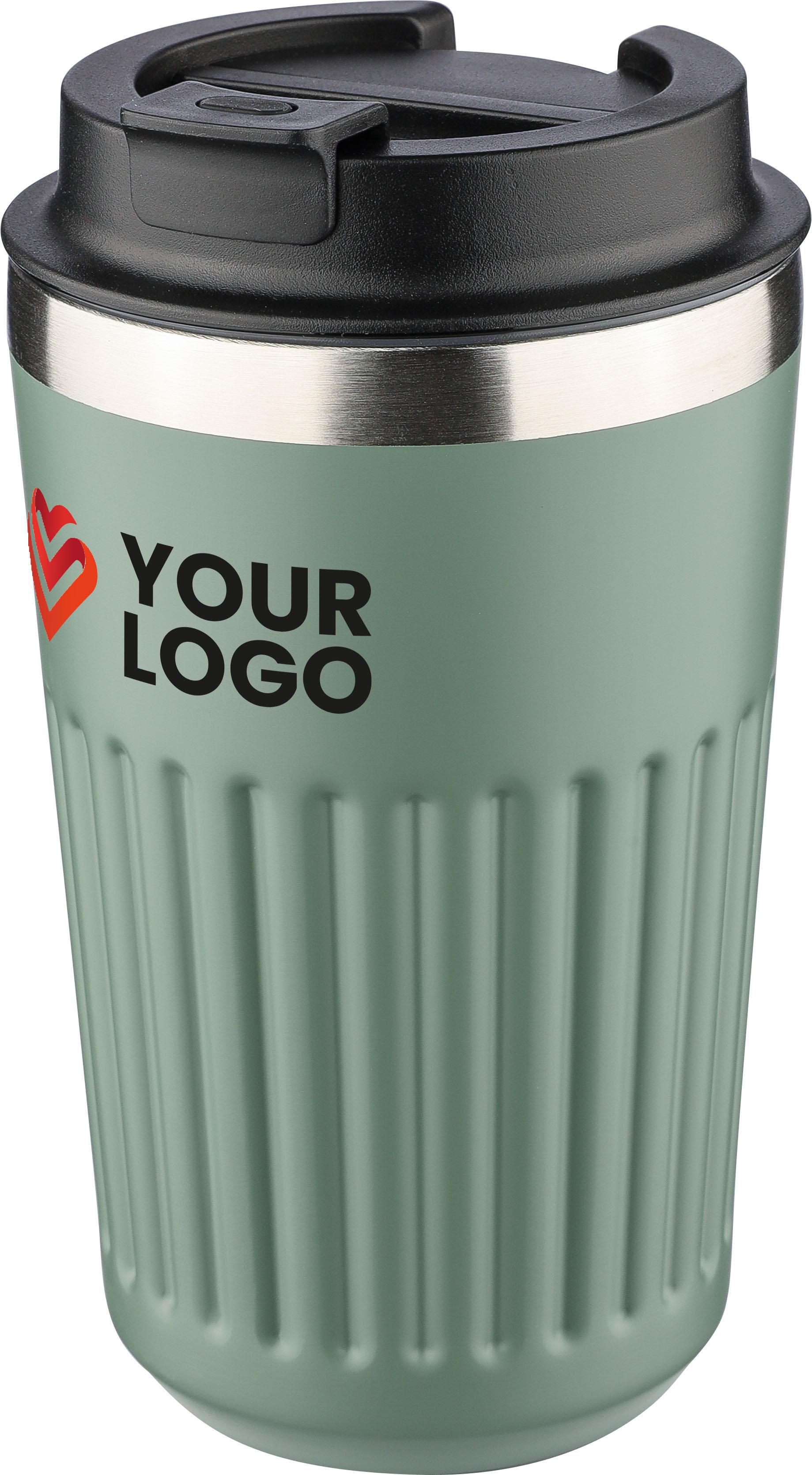 Tasse de voyage en acier inoxydable recyclé (400 ml) - Arandas