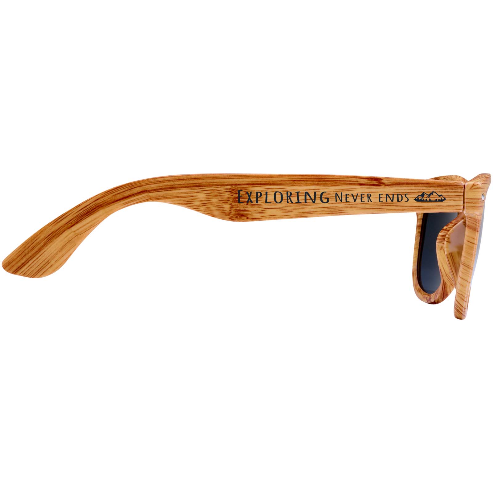 Lunettes de Soleil Bois Retro - Joiselle imprimé avec logo
