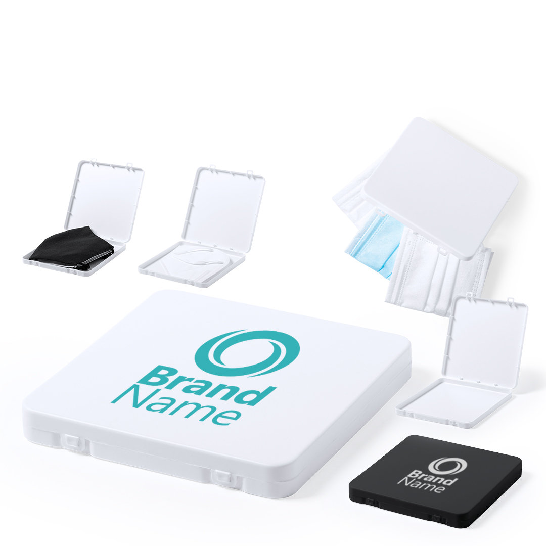 Etui carré personnalisé pour masque de protection - Hokitika