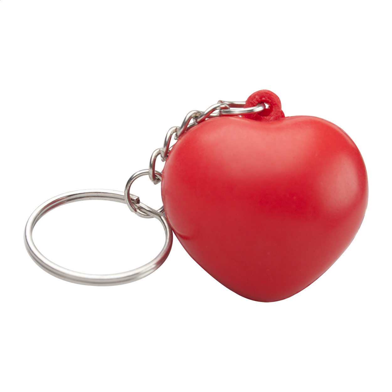 Boule Anti-Stress Cœur avec Porte-clés - Bennwihr imprimé avec logo