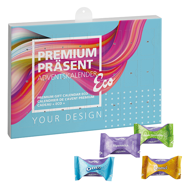 Calendrier de l'Avent Écologique de Luxe avec Mélange de Favoris Milka - Coatascorn