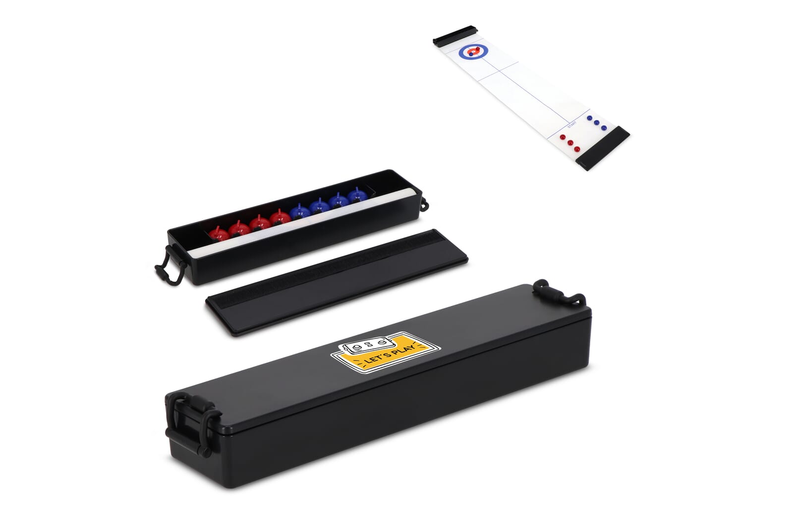 Jeu de curling de table portable - Ostwald imprimé avec logo