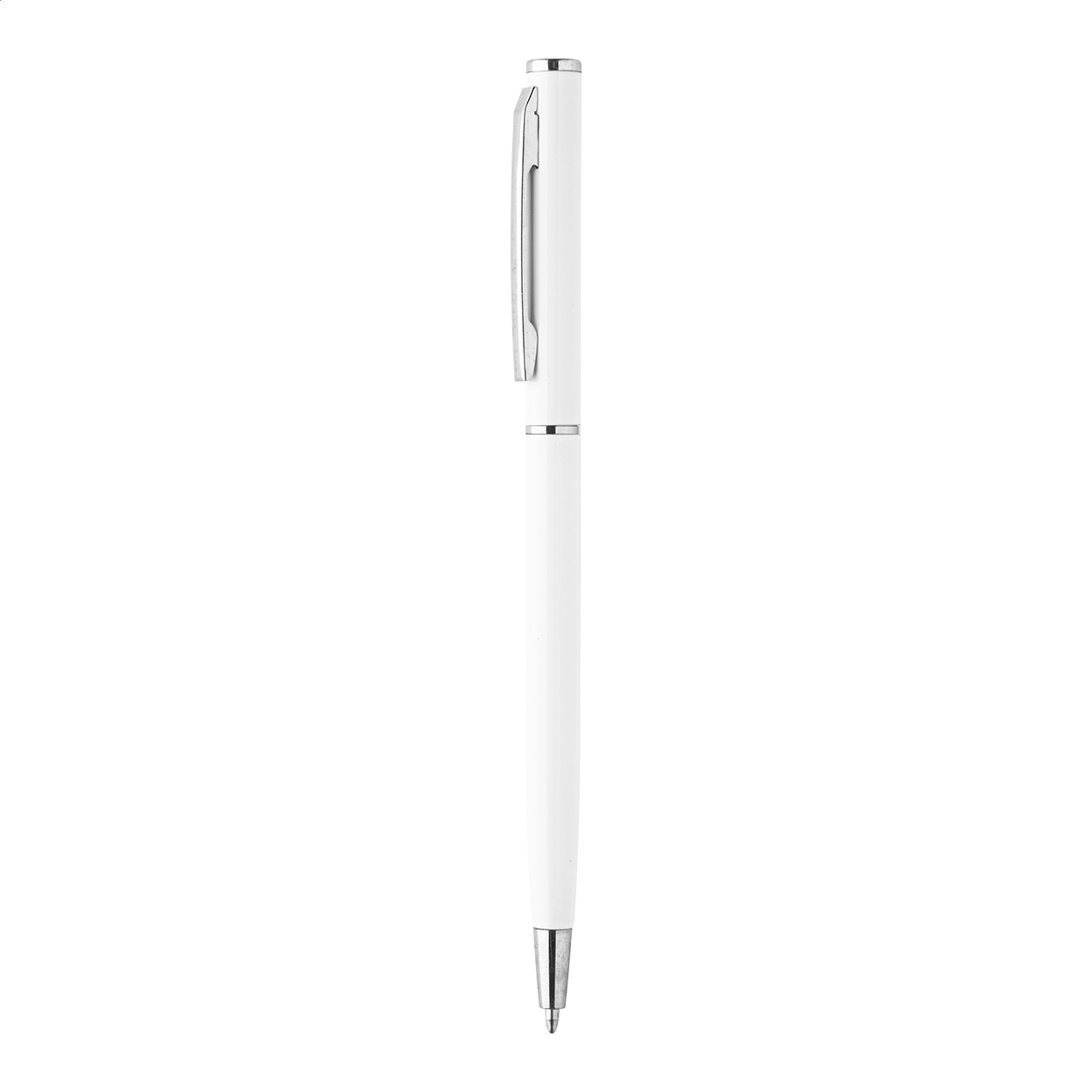 Stylo bille Hodox personnalisé en aluminium, encre bleue imprimé avec logo