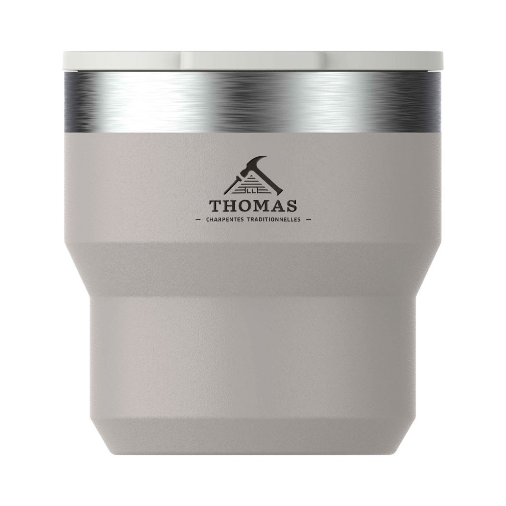 Tasse isolante de camping Empilable en Acier Inoxydable - Genouilly