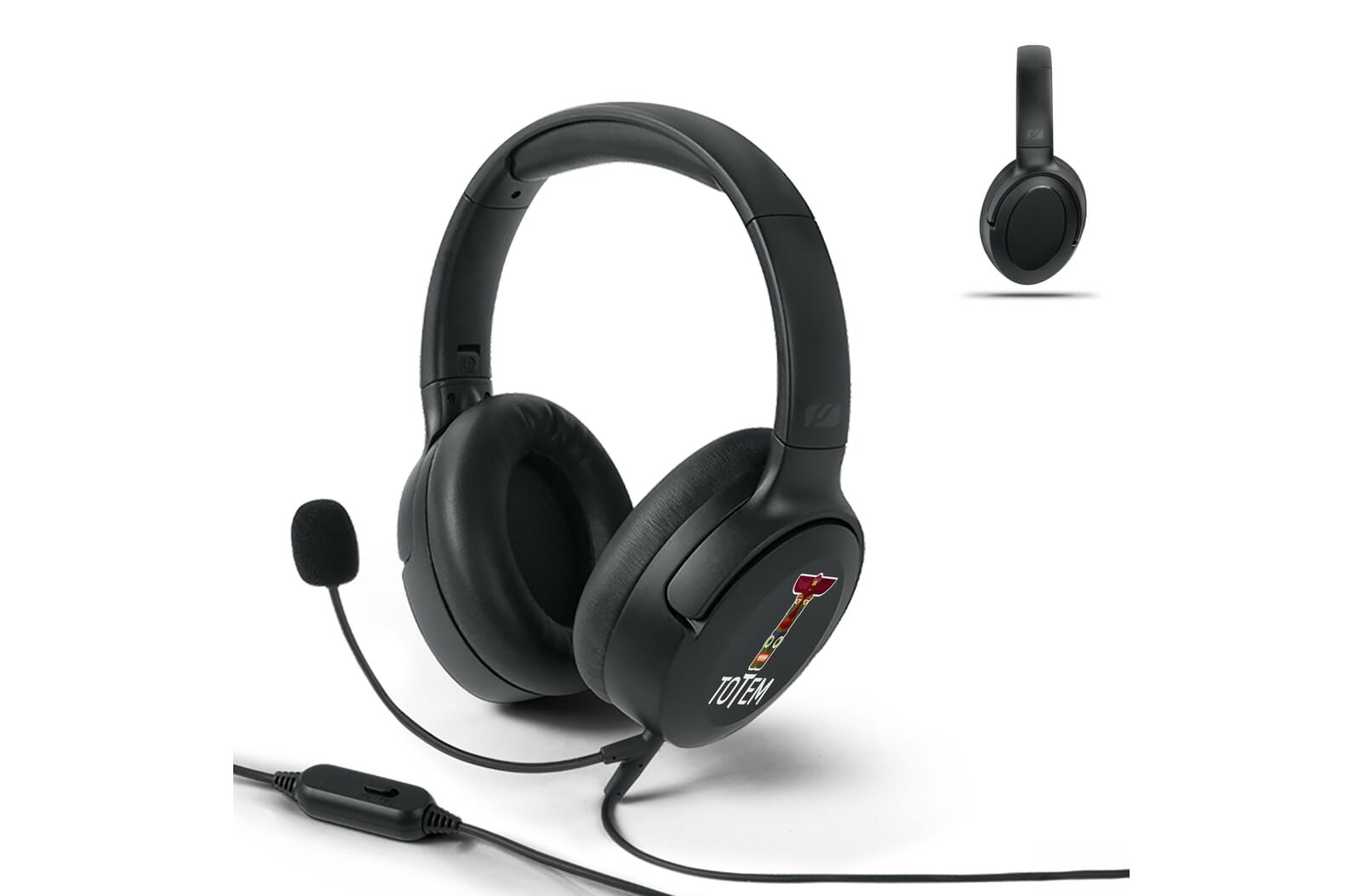 Mélodie Confort Casque avec Microphone - Oloron-Sainte-Marie imprimé avec logo