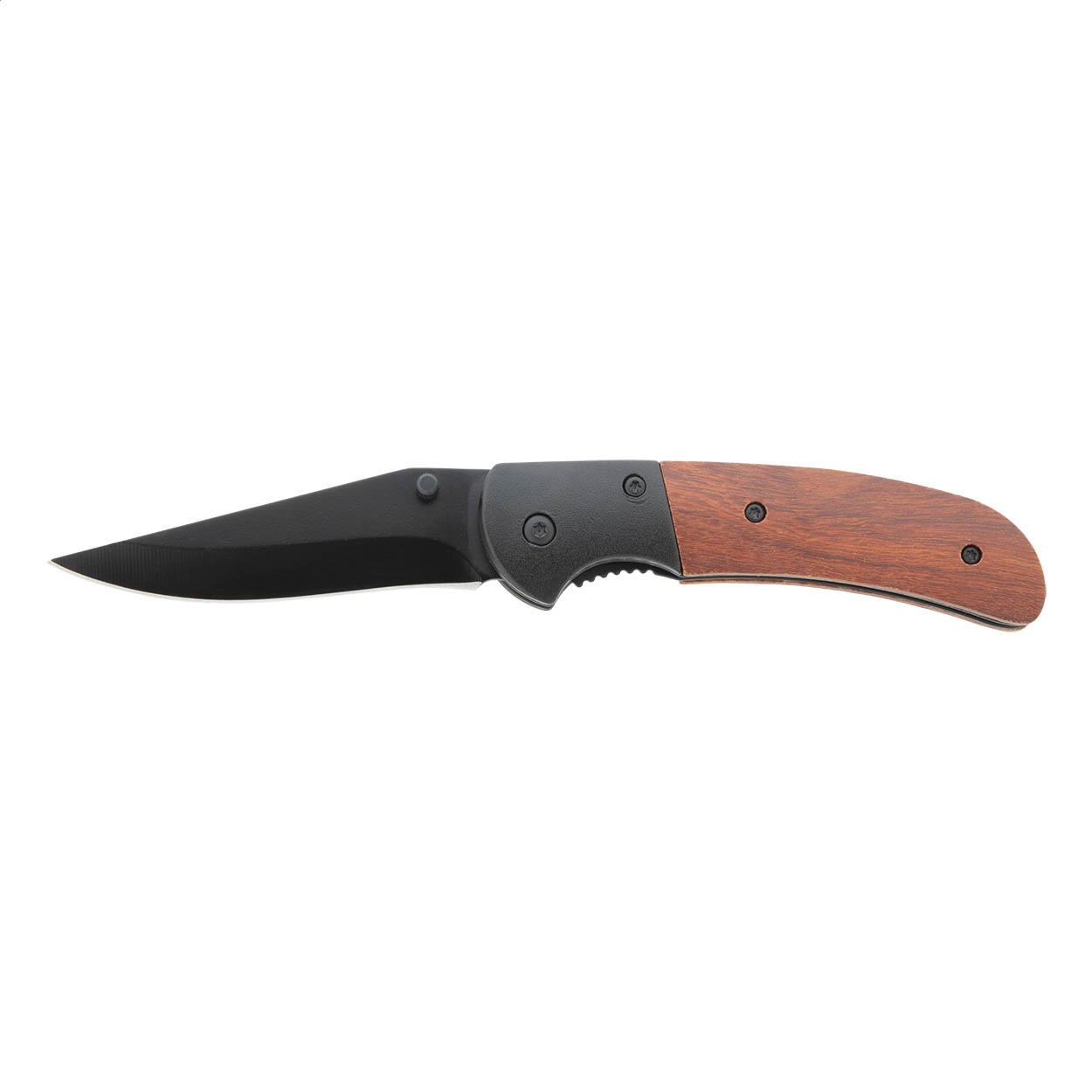 Couteau de poche Rortex personnalisé en inox avec manche en bois