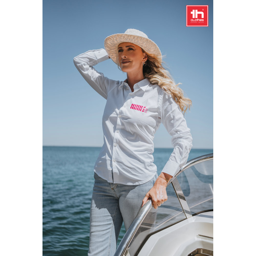 Chemise classique à manches longues pour femme - Givron - Zaprinta France