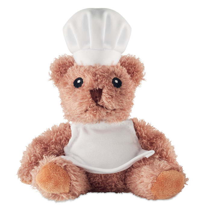 Ours en peluche chef cuisinier