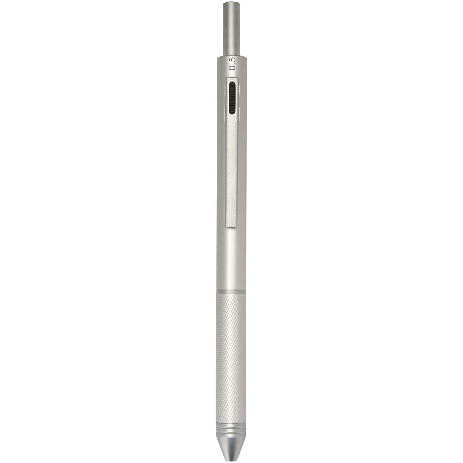 Stylo à bille en acier inoxydable recyclé 4-en-1 Tine RCS
