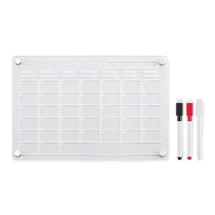 Planificateur acrylique magnétique