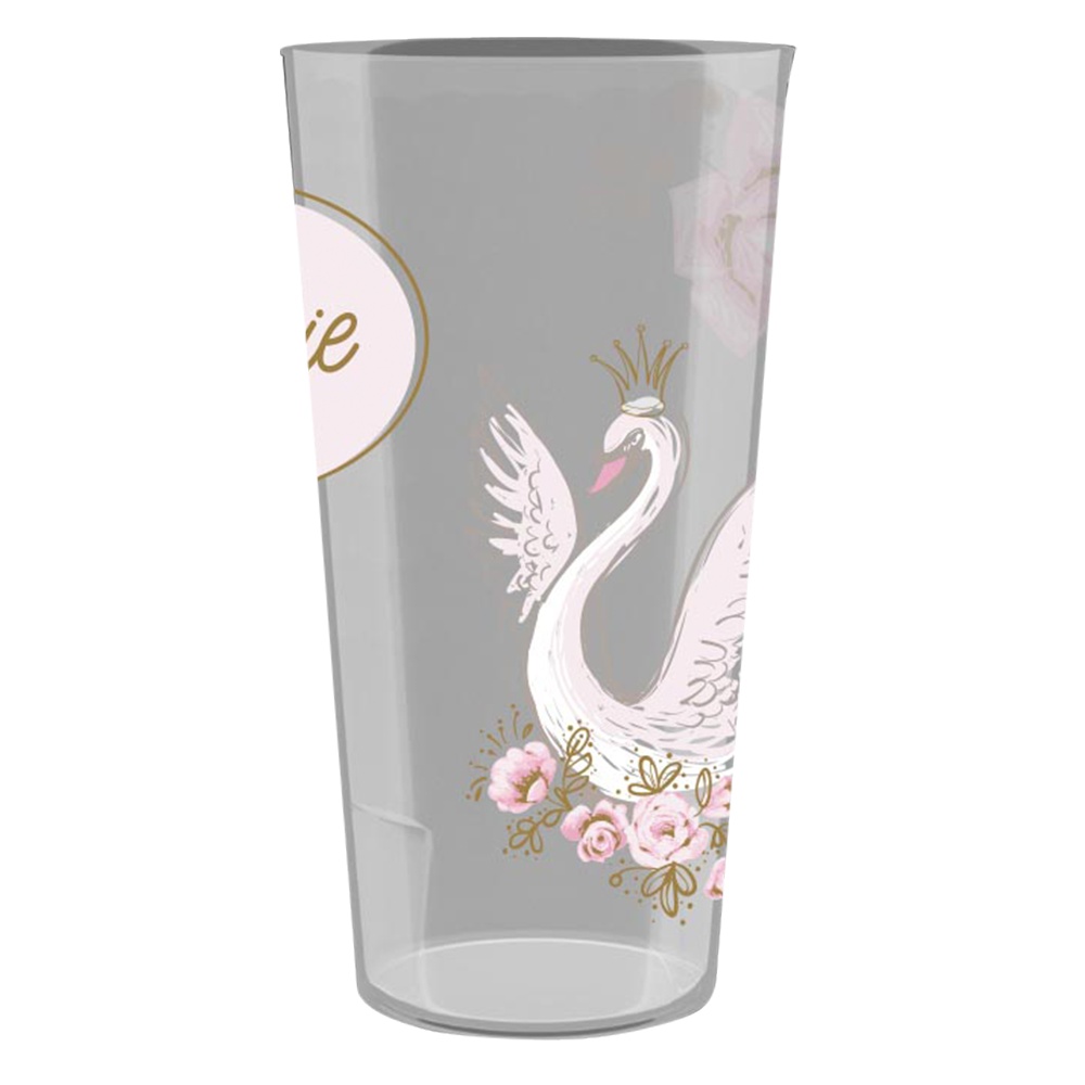Gobelet personnalisé école avec prénom 33 cl - Le Cygne