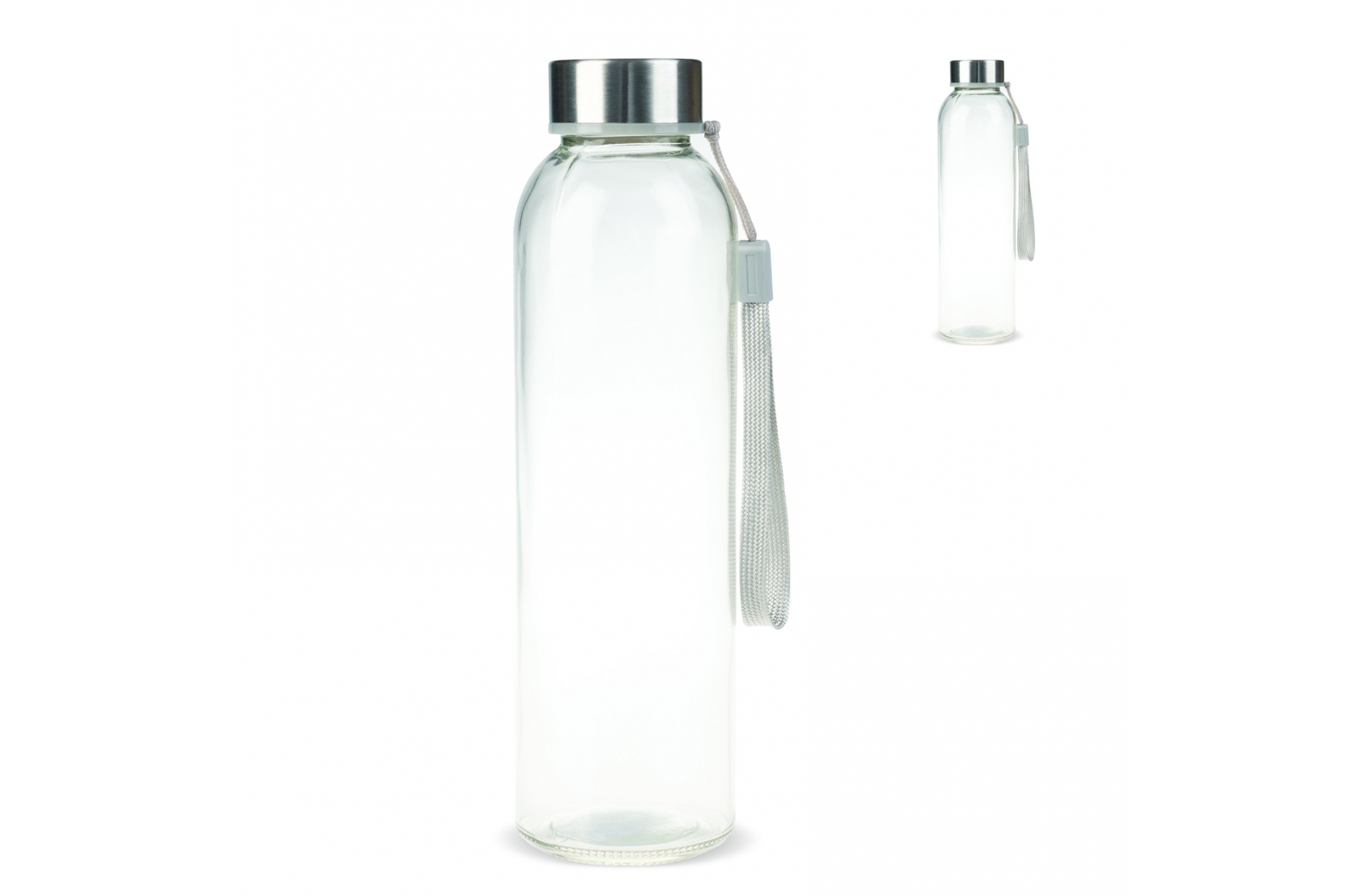 Bouteille d'eau en verre StrapCap 500ml - Violay
