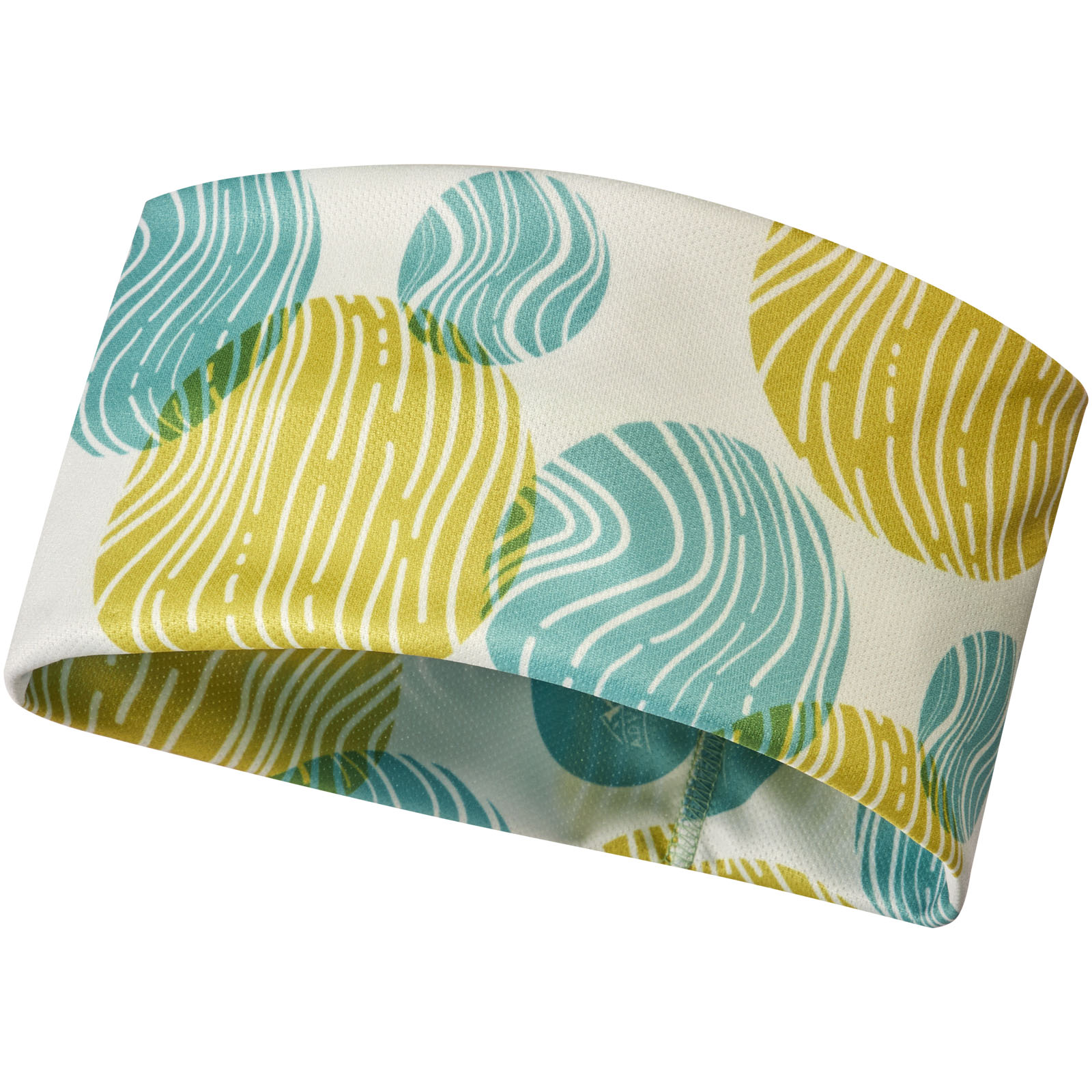 Bandeau de sport Ella personnalisé en sublimation, technologie Coolmax® imprimé avec logo