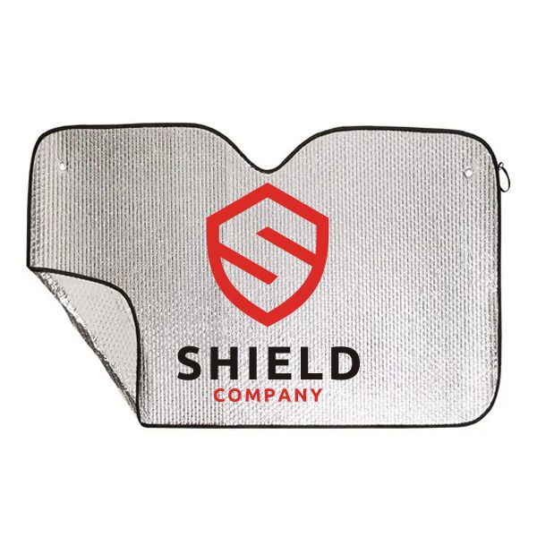 Pare-soleil personnalisé en aluminium 130 x 80cm – Césaire