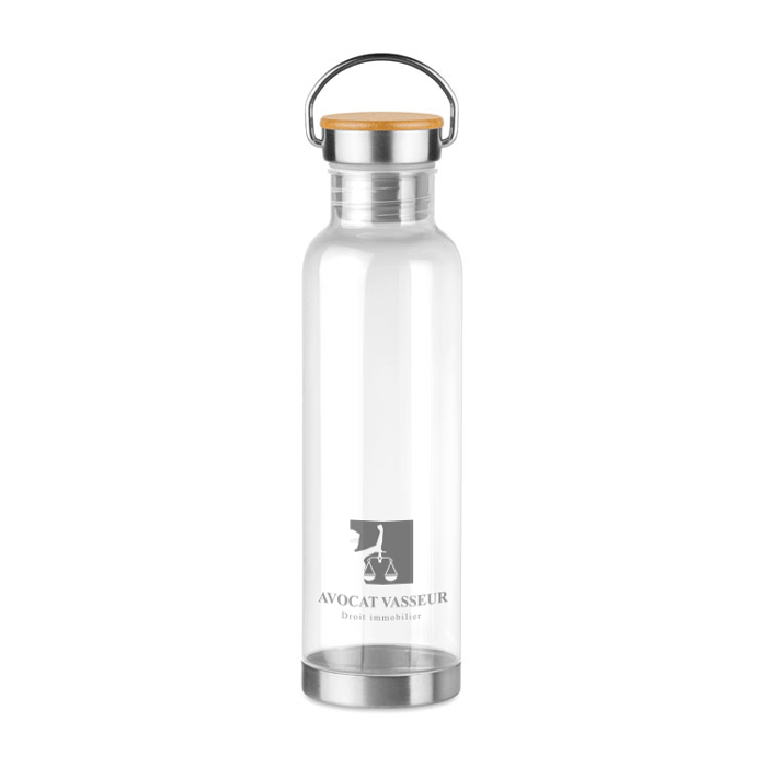 Gourde transparente personnalisable 700ml - Madlin