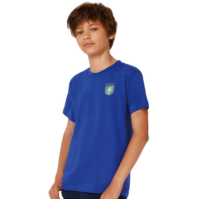 T-shirt brodé enfant col rond manches courtes 185 gr - Ummimak