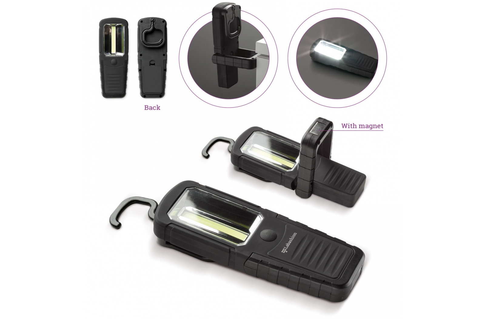 Lampe sur Pied Magnétique Réglable - Vicq-sur-Gartempe