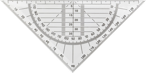Équerre en plastique à 45° - Gaël