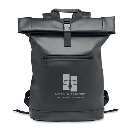 Sac à dos de portable PU Rolltop - Le Thoureil