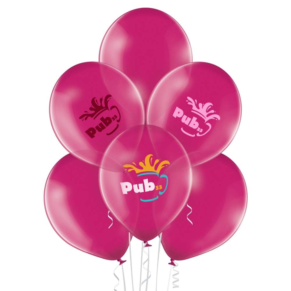 Ballons baudruche en latex naturel | couleurs crystal | Ø 30 cm | livraison rapide | fabriqué en UE
