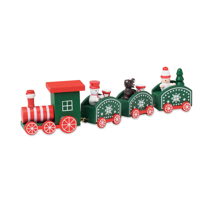 Train de Noël en bois - Saint-Germain-de-la-Grange