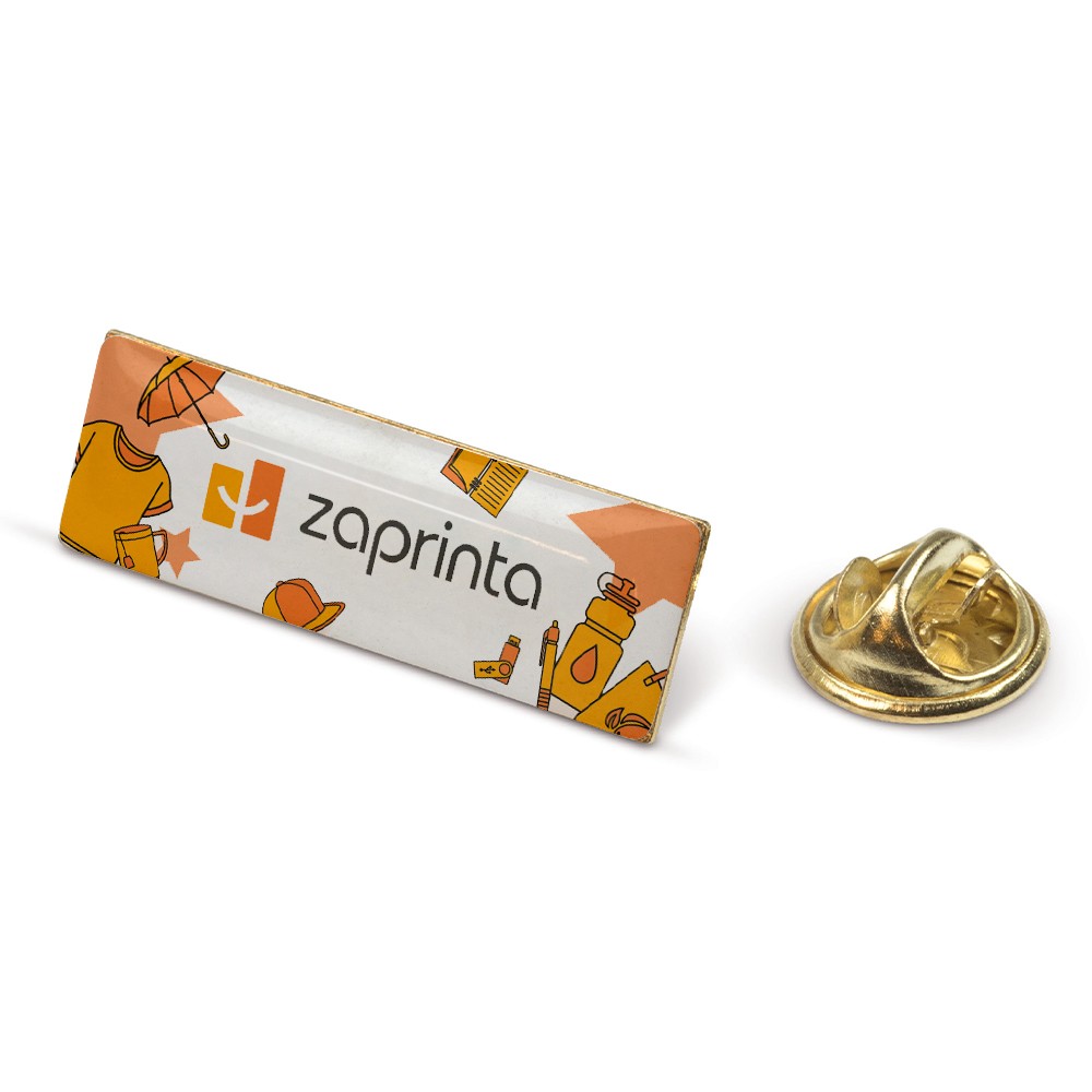 Pins rectangulaire personnalisé (30 x 10 mm) - Jerry