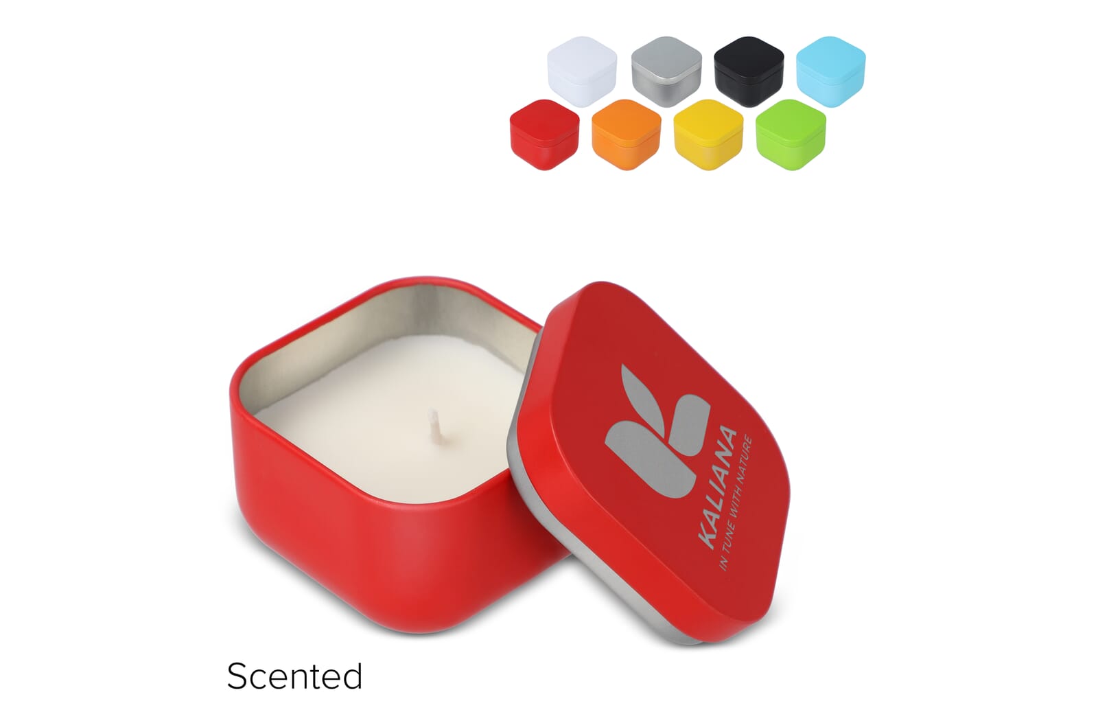 Bougie Écologique vanille en boîte recyclée - Nernier