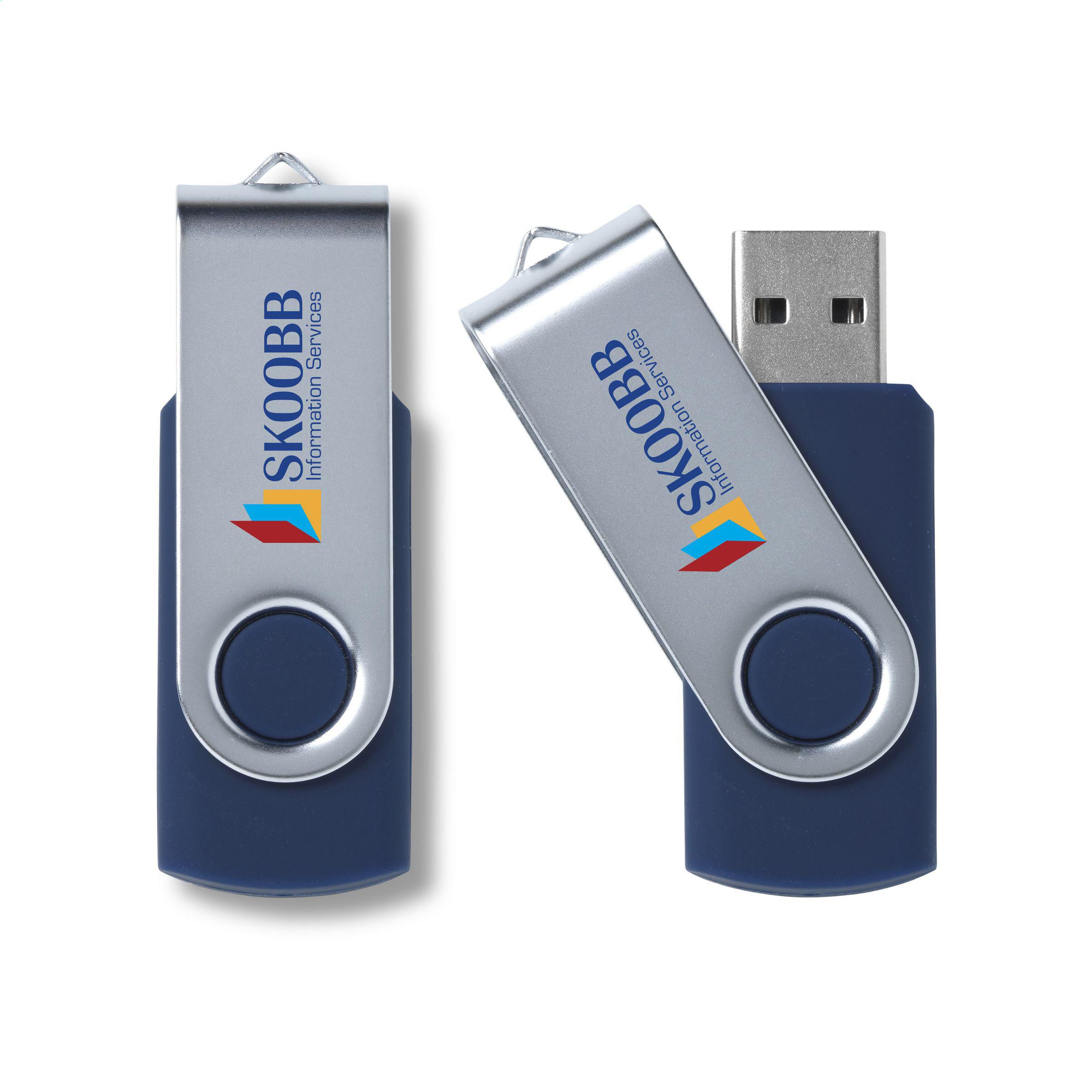 Clé USB Twist 16 Go - Beugnies imprimé avec logo
