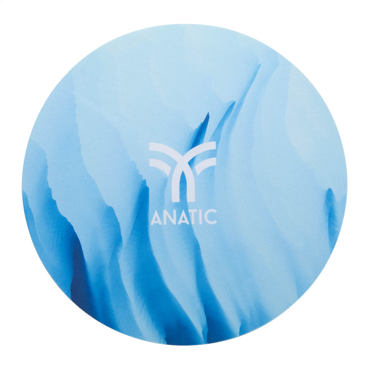 Tapis de souris rond Suborond personnalisé en sublimation, polyester imprimé avec logo
