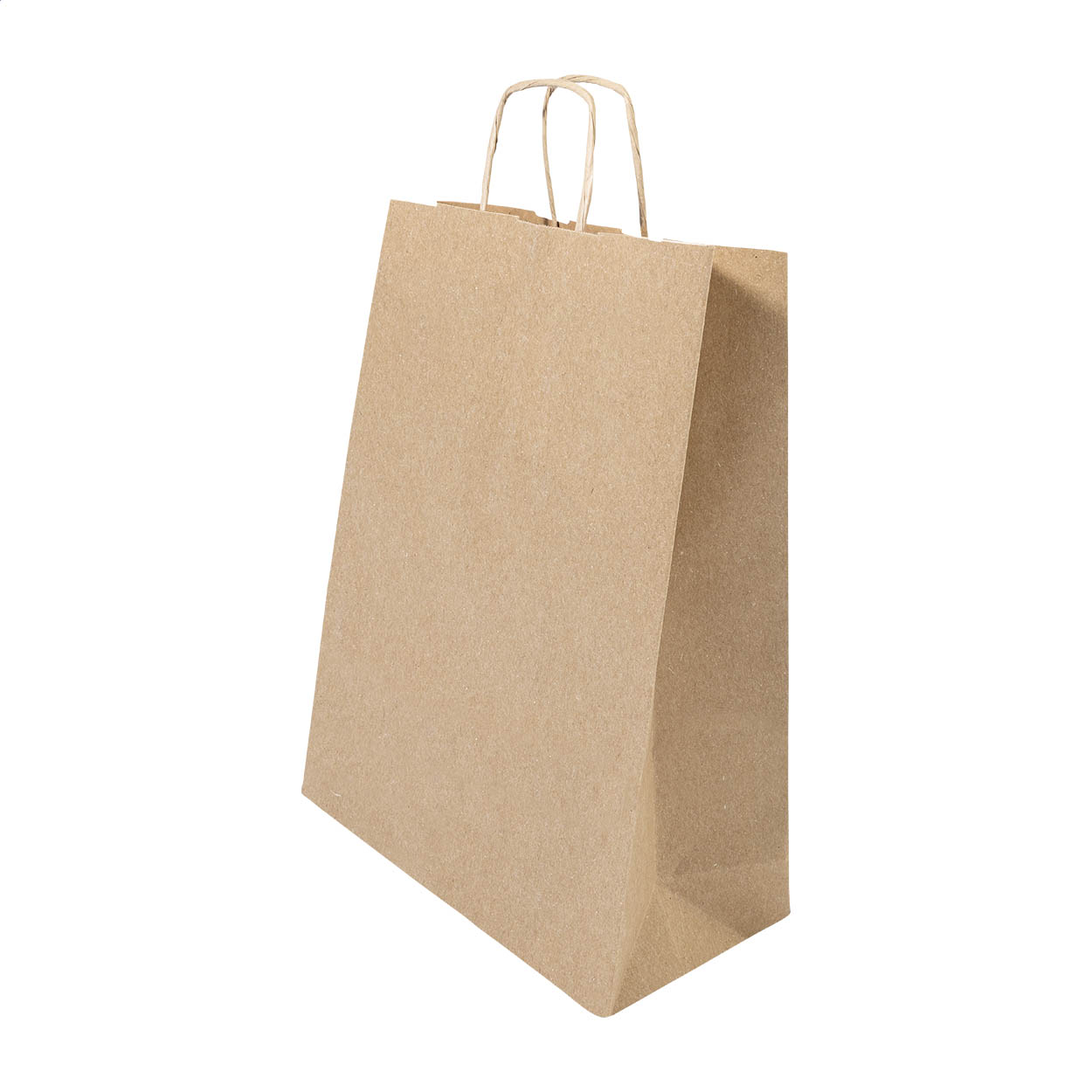 Sac cadeau Papbag M personnalisé en papier kraft 100 g/m², anses torsadées