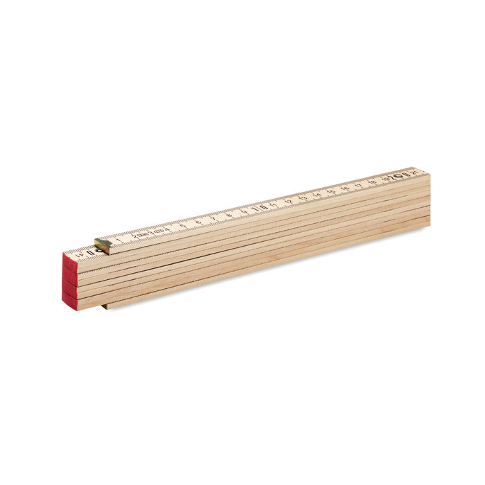Règle pliante de charpentier en bois de bouleau de 2 mètres - Rédené