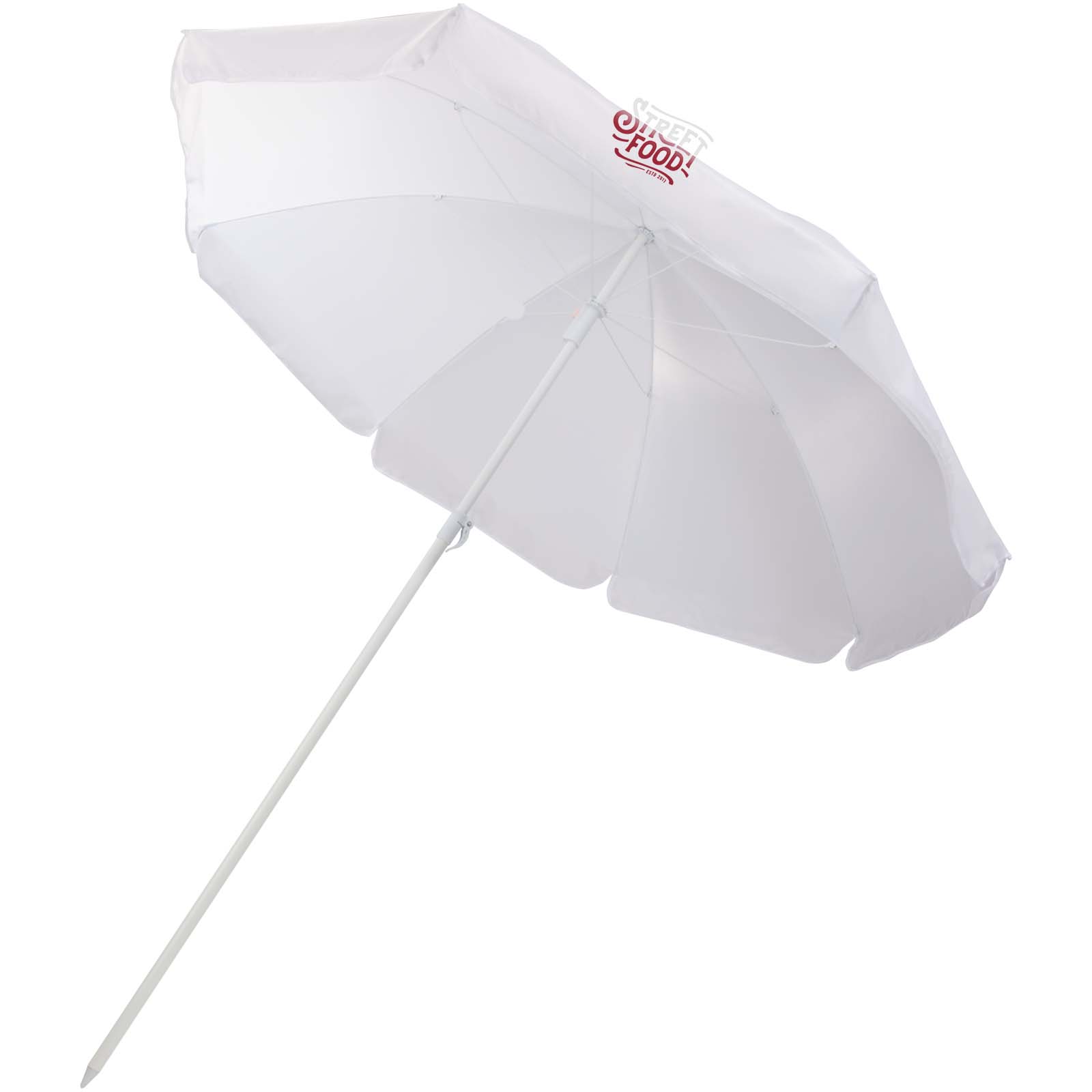Parasol de Plage Solstice - Montamisé imprimé avec logo