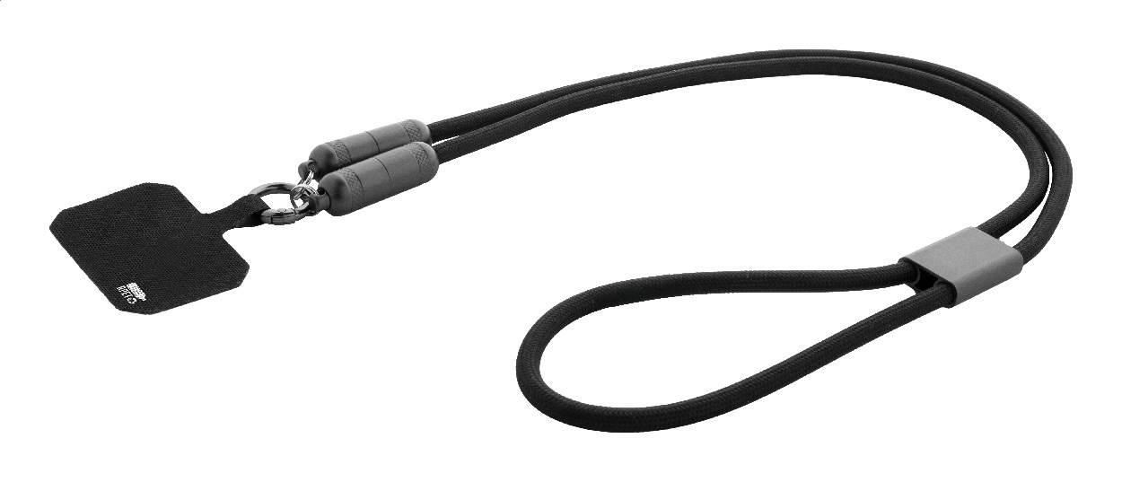 Câble rapide 60W RPET avec lanière mobile - Jussy