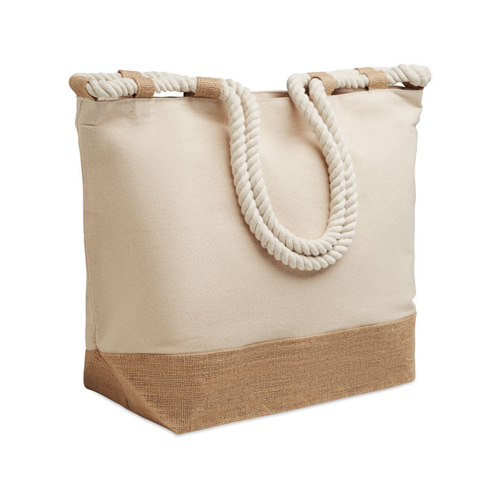 Sac de plage en toile/jute