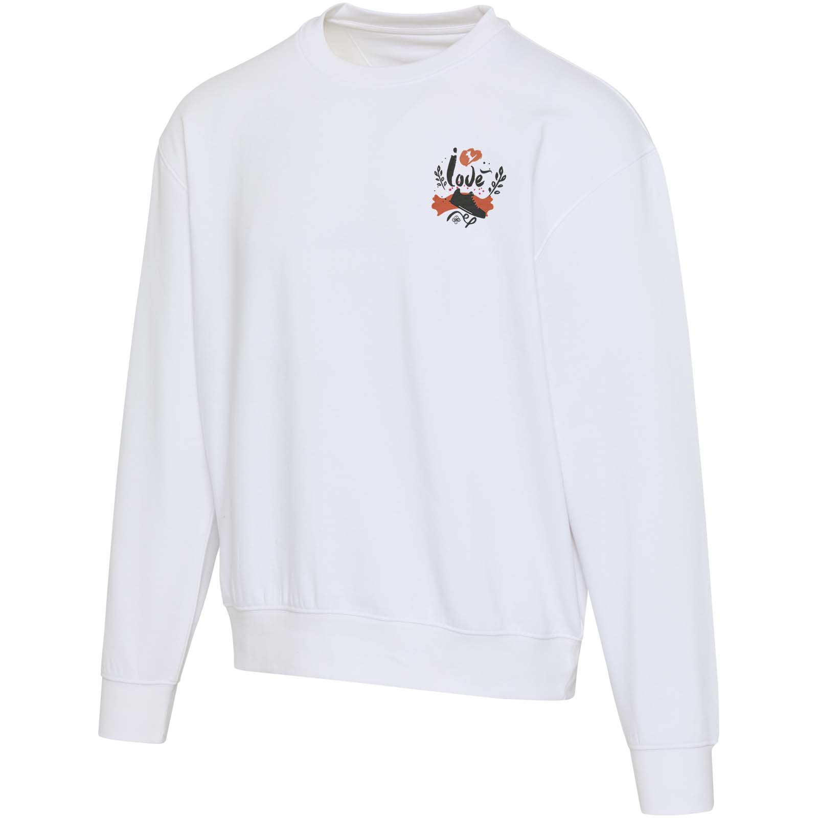 Boris sweat-shirt unisexe OCS organique oversize col rond 280 g/m2