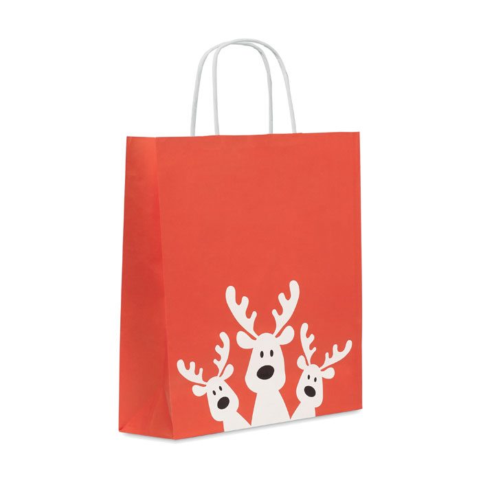 Sac cadeau de Noël moyen en papier - Drémil-Lafage