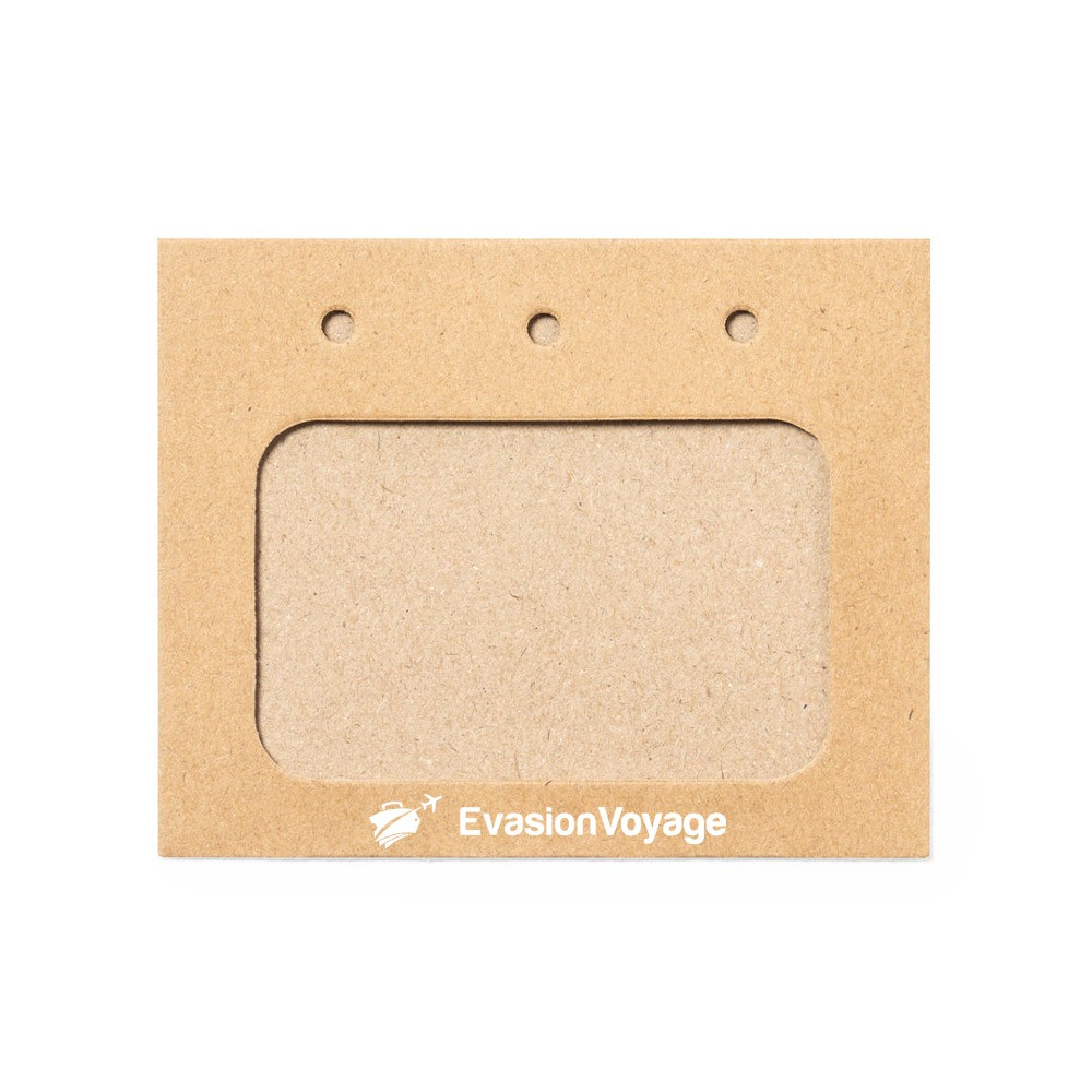 Identificateur en carton de fenêtre EcoNature - Saint-Paul imprimé avec logo