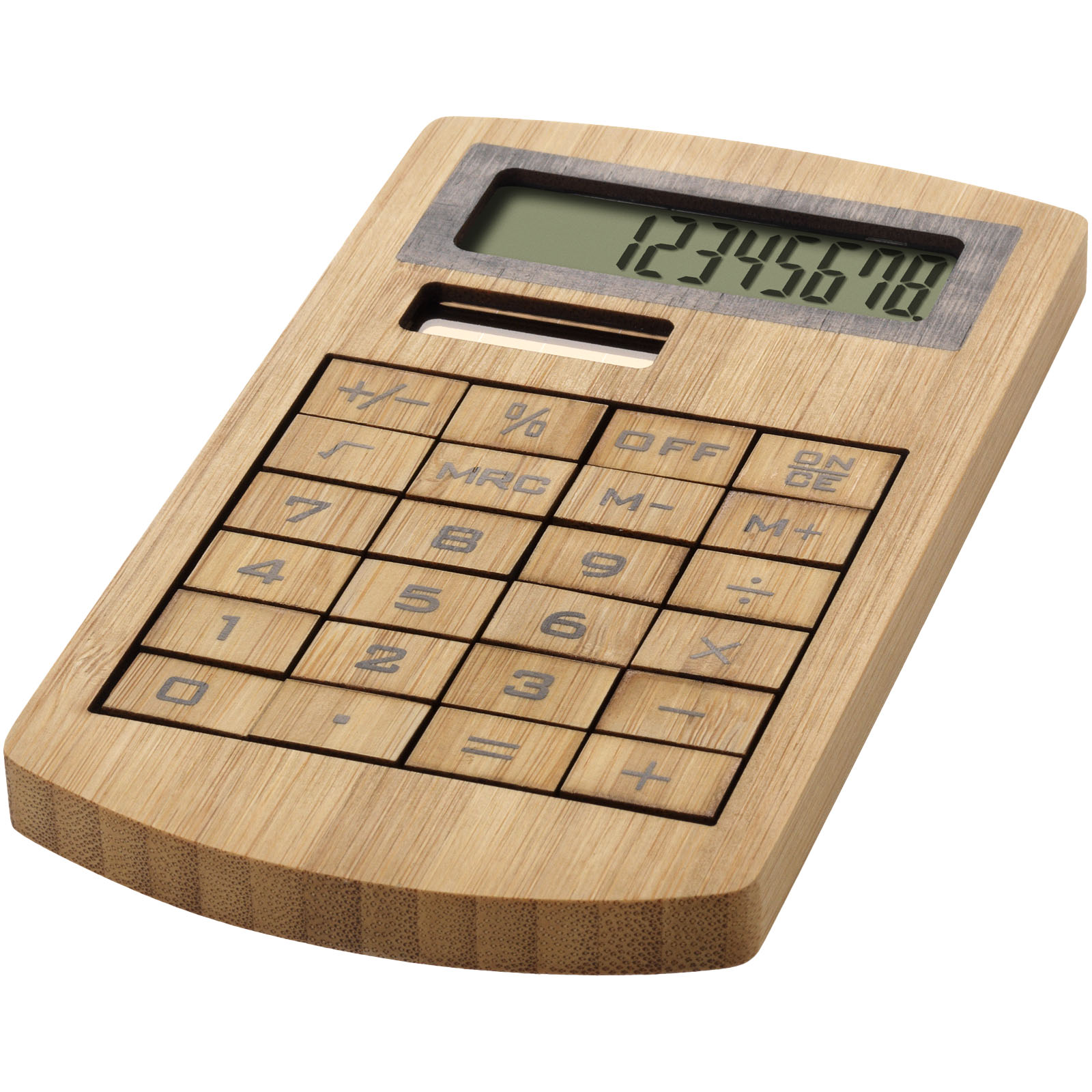 Calculatrice personnalisée en Bambou - Isabella - Zaprinta France