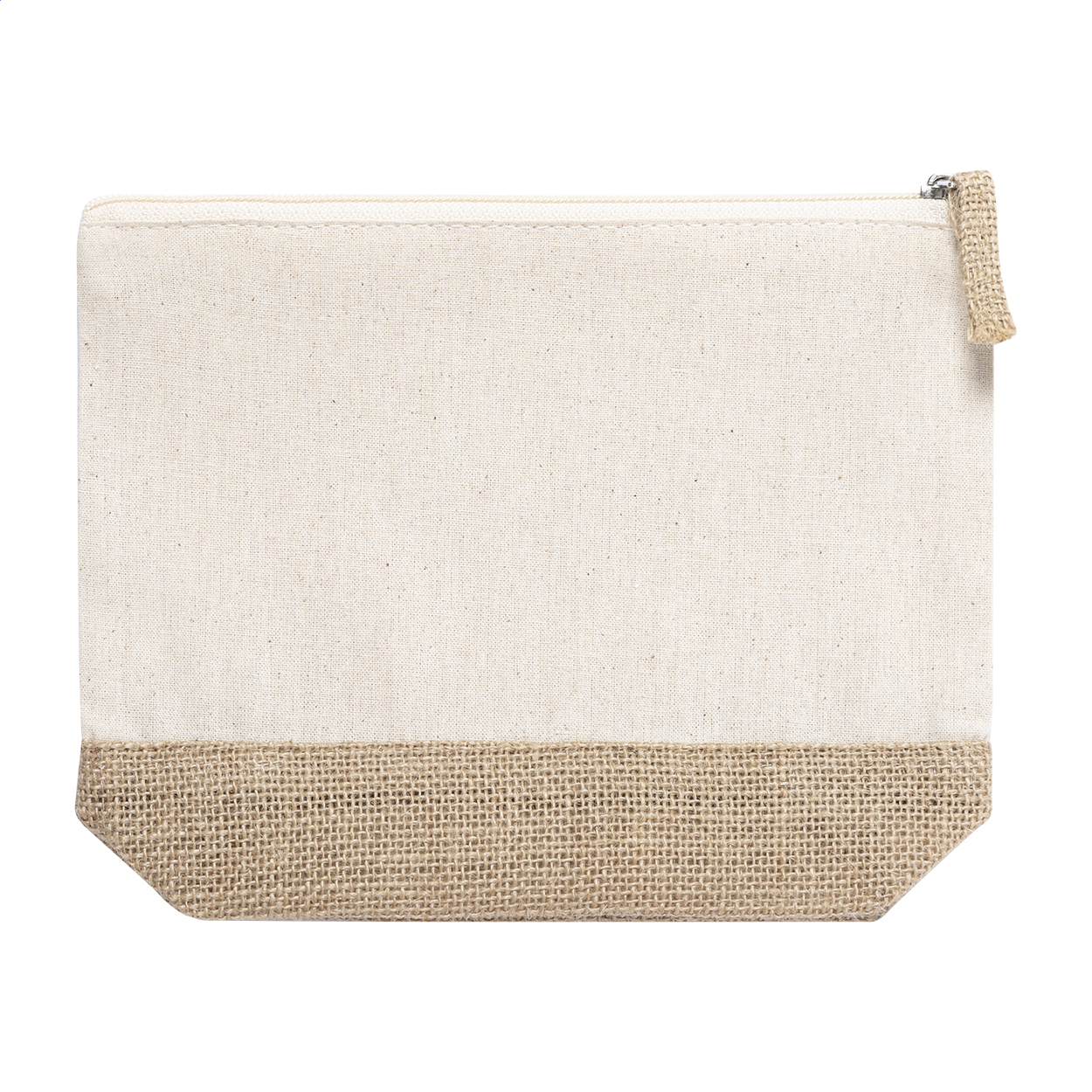 Sac cosmétique en coton et jute laminée - Lissey