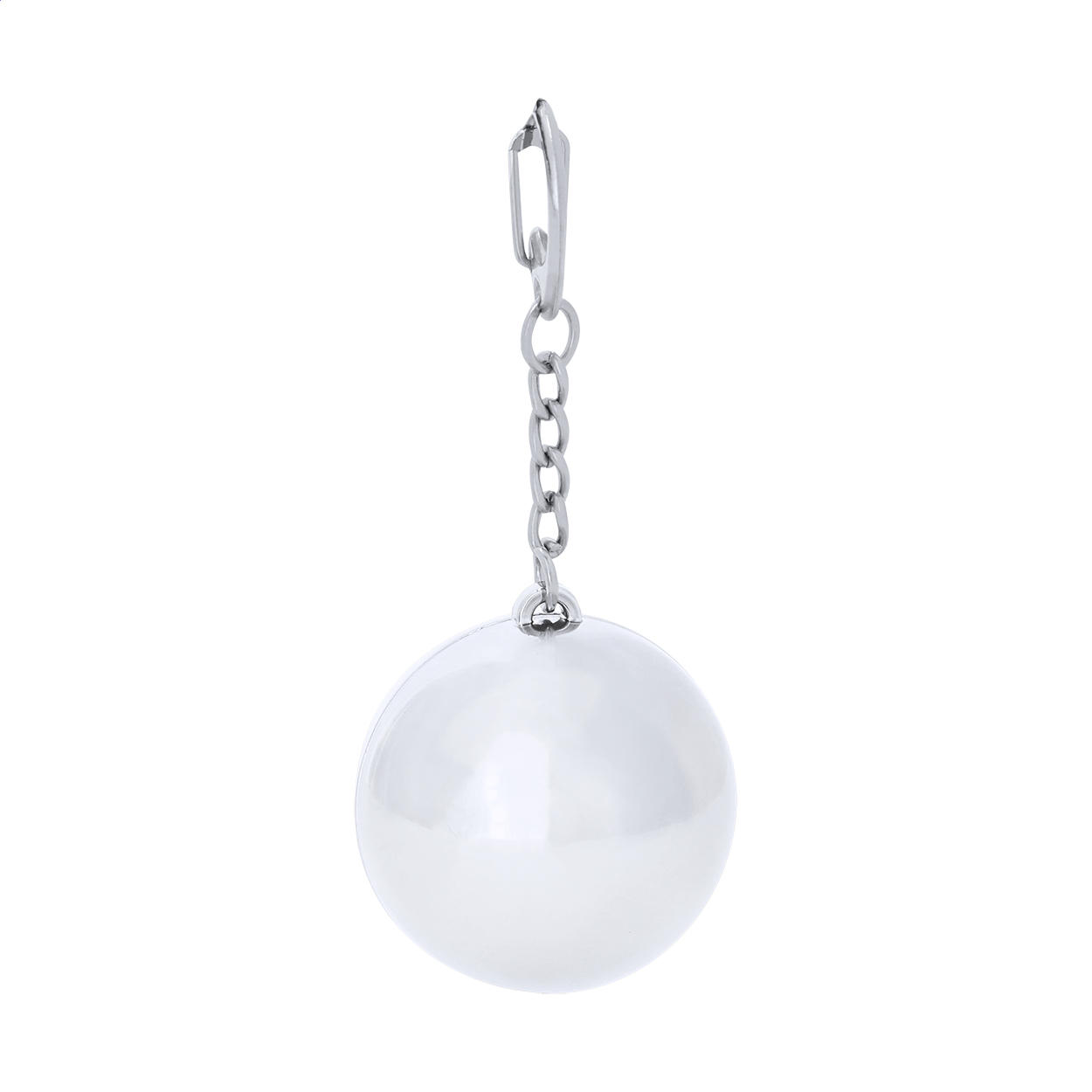 Baume à lèvres porte-clés Chaloris personnalisé vanille SPF15, métallisé