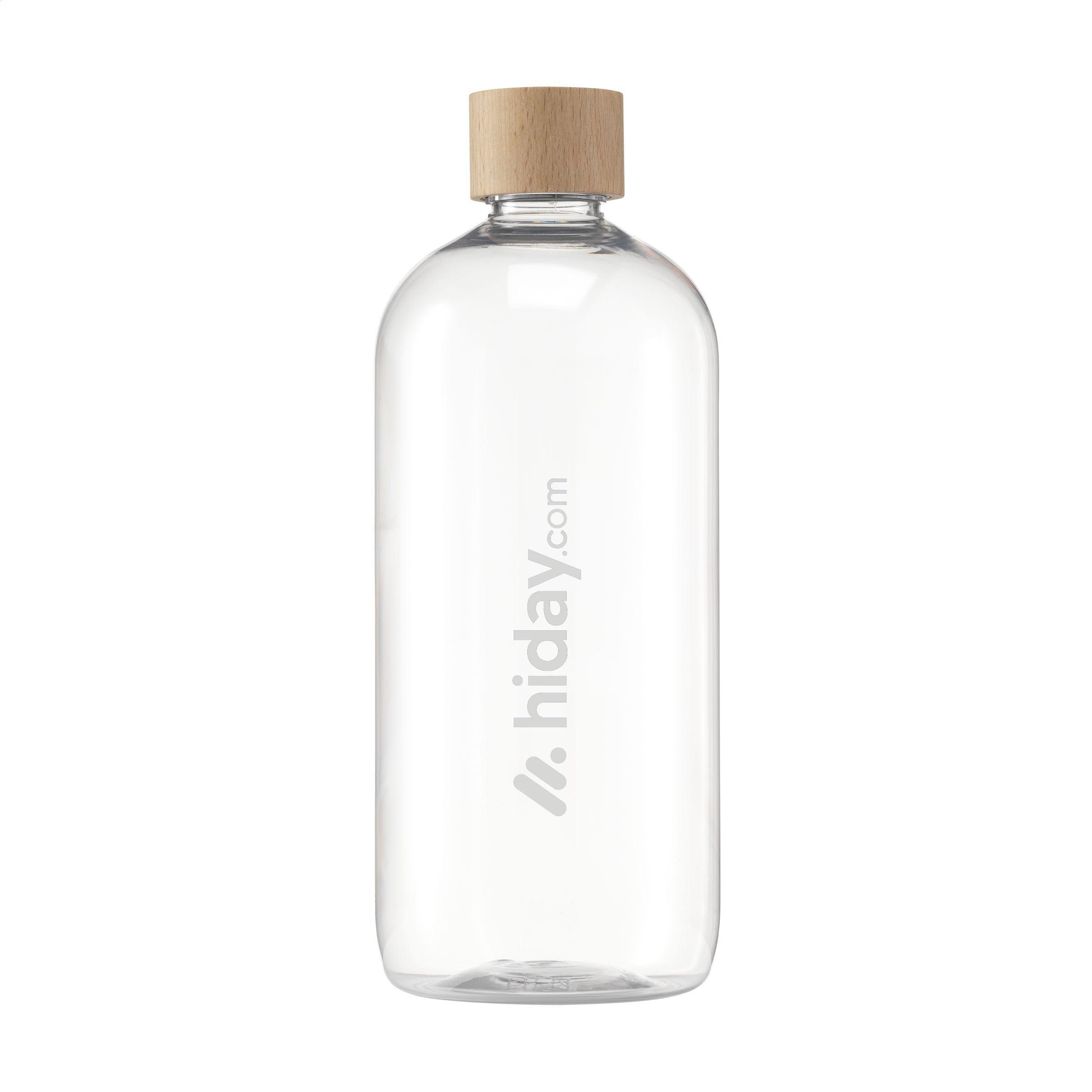 Bouteille d'eau RPET en hêtre 750 ml