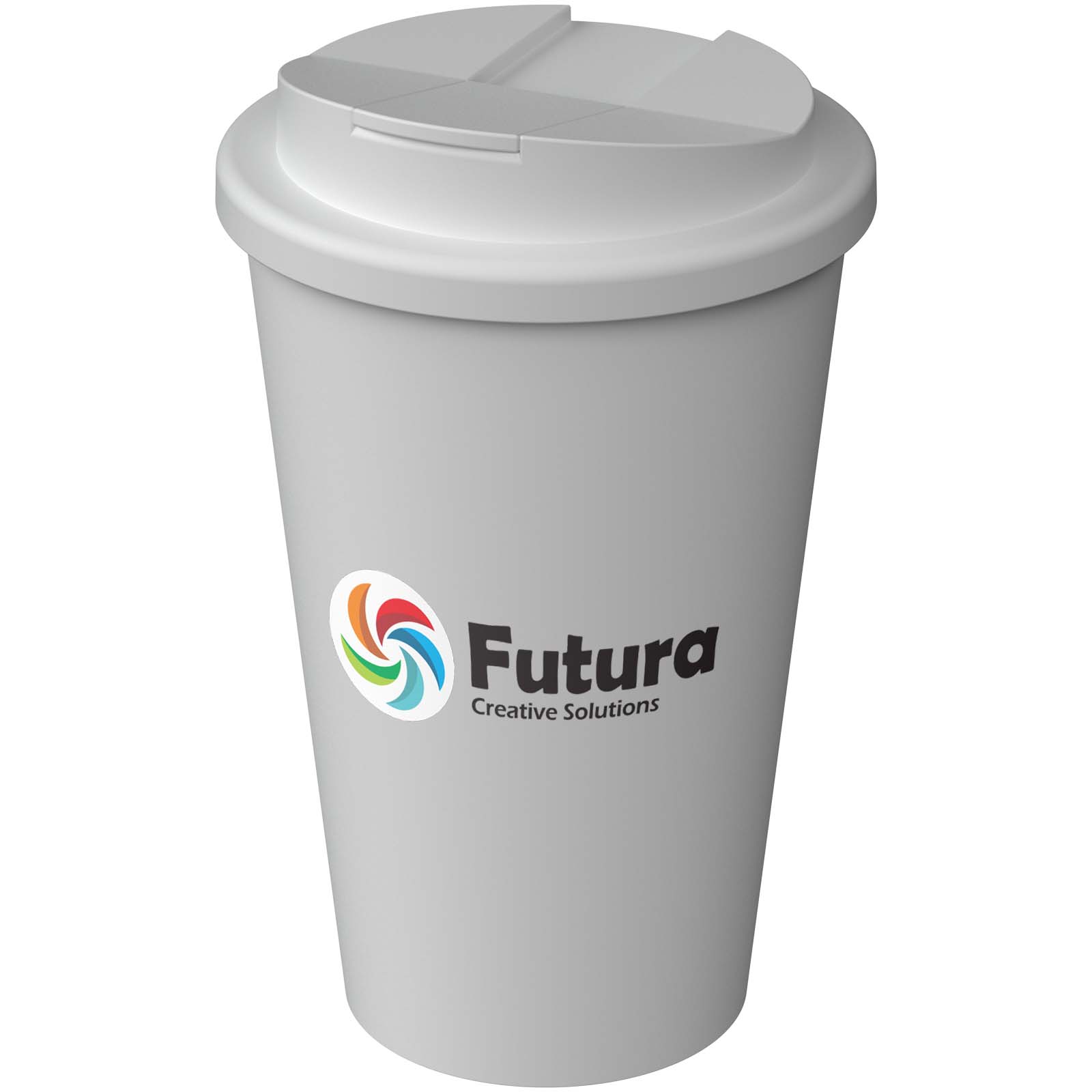 Mug isotherme Americano® Infiniti 350 ml personnalisé, couvercle anti-fuite