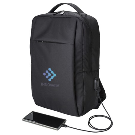 Sac à dos pour ordinateur portable en RPET - Lugon-et-l'Île-du-Carnay